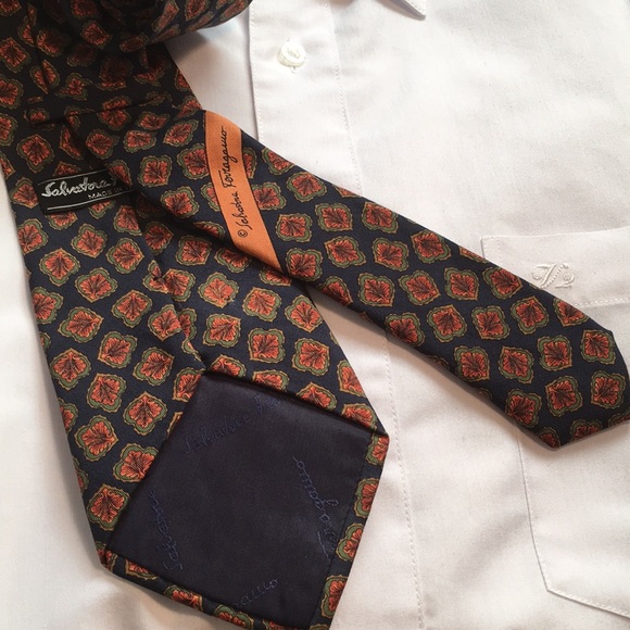 Salvatore Ferragamo silk tie